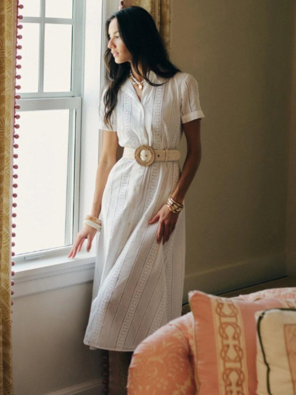 Kalinda Dress in Eyelet - SIZE 0 - BRAND NEW
